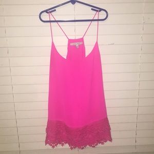 Hot pink  noodle Strap